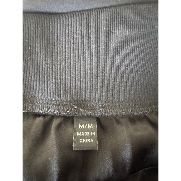 ATM Anthony Thomas Melillo Black 100% Silk Jogger Pants Medium - Picture 6 of 10